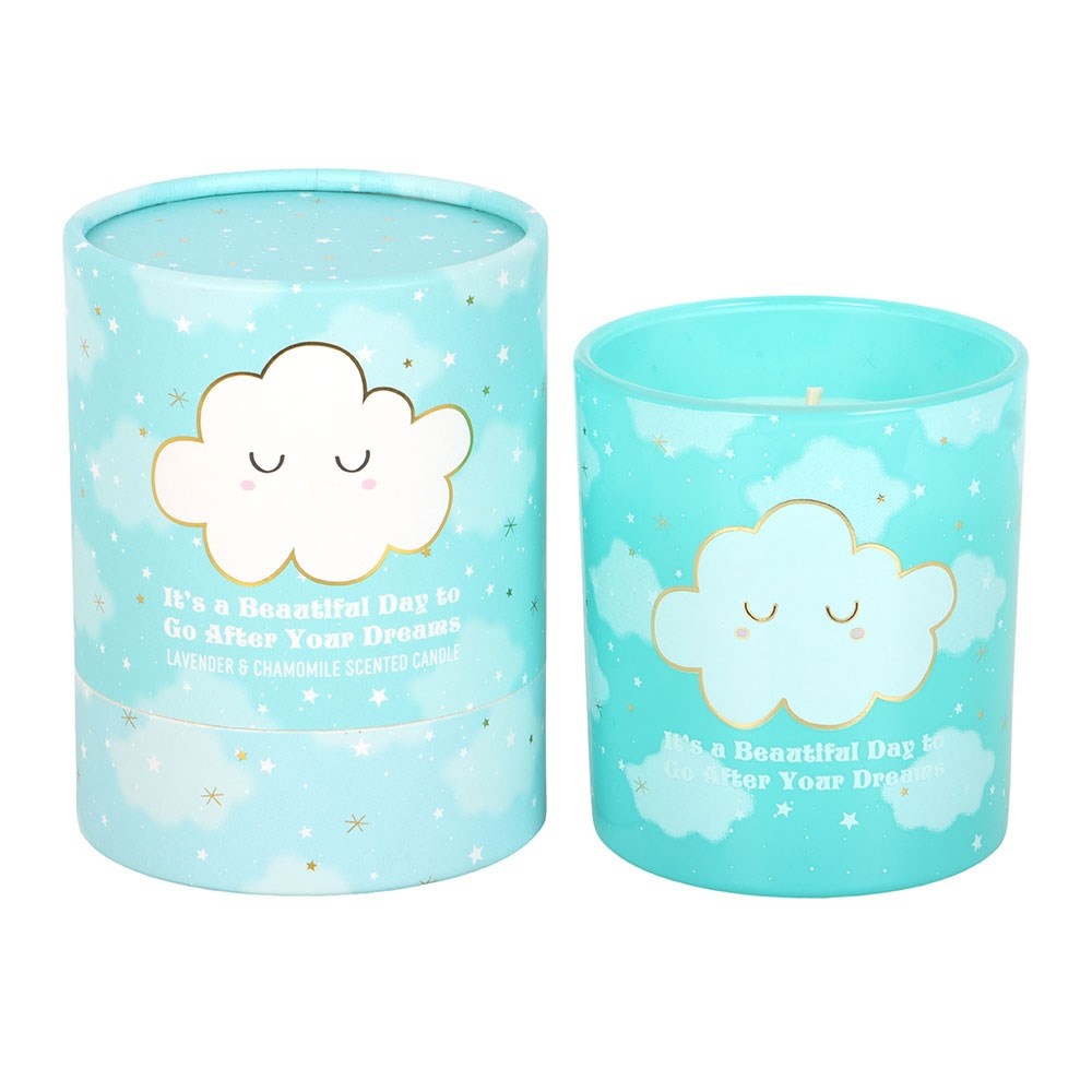 Something Different - Cloud Print Lavender & Chamomile Bougie Parfumée - Multicolore